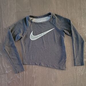 Nike Charcoal Long Sleeve Tee